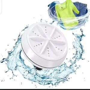 Multi-functional Ultrasonic Turbine Mini Washing Machine | Portable Mobile Washing Machine
