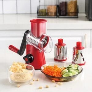 Manual Vegetable Cutter Slicer Multifunctional Round Slicer Gadget Multifunction Kitchen Gadget Food Processor Blender Cutter(random color )