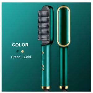 Hair Straightener Hair Brush | brush straightener | Hair styling | Hair Beauty Tool | Straight , curl different styling hair  Brush | Random color.