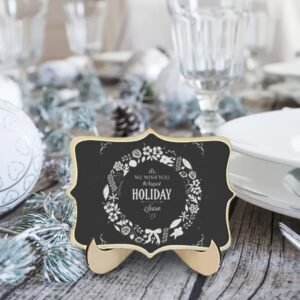 Wooden Chalkboard With Stand