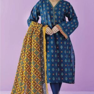 3 PIECES UNSTITCH ORIENT KHADDAR (Design 10)