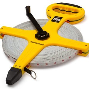 Fiber Measuring Tape 100 Meter, Heavy Duty for Professionals