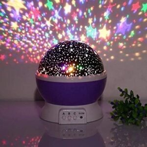 Star Master Dream Rotating Color Changing Projection Lamp Star Light Projector (Random Color)