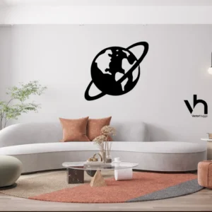 Saturn Planet Wall Decor Wooden Wall Decoration