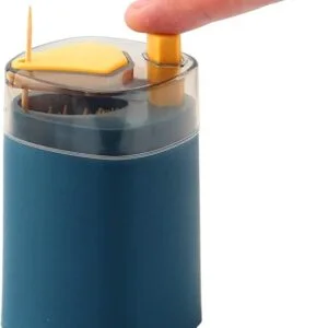 Toothpick Despensor Toothpick Box, Portable Toothpick Holders, Tooth Care Kitchen Tool Jar Table Decoration, Press Toothpick Storage Bottle (Random Color)