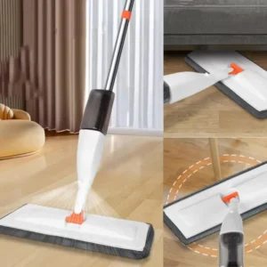 Multifunctional  Floor Healthy 360 Degree Mop with Removable Washable Cleaning Pad and Integrated Water Spray Mechanism (Without Box)
