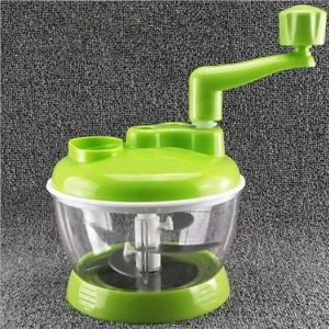 Multi Function Mini Hand Crank Food Processor 3 Blades Manual Food Processor Household Meat Grinder Vegetable