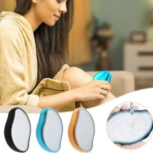 Crystal Hair Eraser - Magic Crystal Hair Remover, Painless Hair Removal with Epilator Mini Hair Remover for Men and Women Leg Arm Back Soft Smooth Silky Skin (Random color)