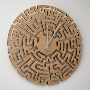 Wooden Maze Wall Clock
