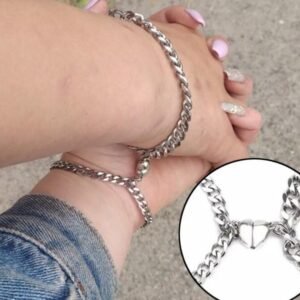 Magnet Relationship Couple Bracelets With Heart Shaped