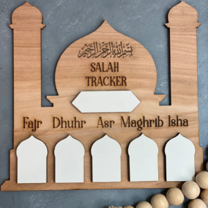Wooden Salah Tracker