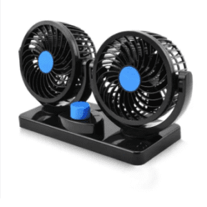 Car Universal Double Headed Fan 360* Degree (With  Box)
