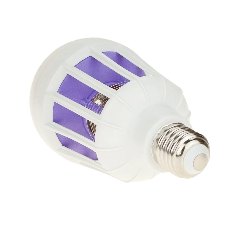2 Pack Bug Zapper Light Bulbs, 2 in 1 Mosquito Light Bulb, Flying Insect Trap UV LED Lamp for Patio and Indoor - Image 2