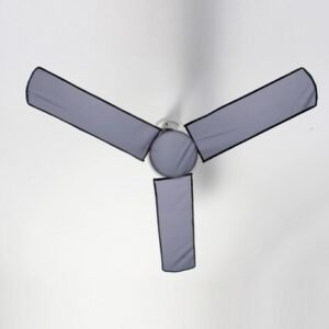 Non-Woven Fan Dust Cover Dustproof Fan Cover, Ceiling Fan cover Washable Standing Round Fan Dust-Proof Cover, Fan Cover Protective Cover (Gray)