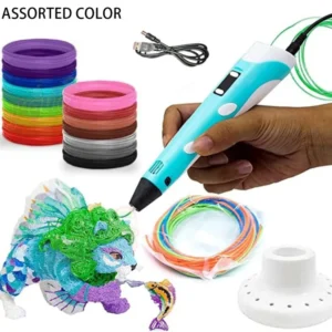 3D Pen for 3D Printing Drawing Pen USB 3D pen plus with safe filament Creative Learning for Children Kids as Toys DIY Arts & Crafts Boy Girls Perfect Gift