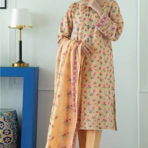 3 PIECES UNSTITCH ORIENT KHADDAR (Design 1)