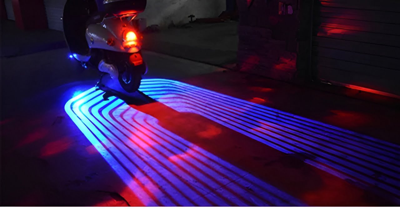 2PCS Motorcycle & Car Welcome Light Door Courtesy Lights With Projector Led Carpet Underglow For Car Motorcycle Light and car - Image 16
