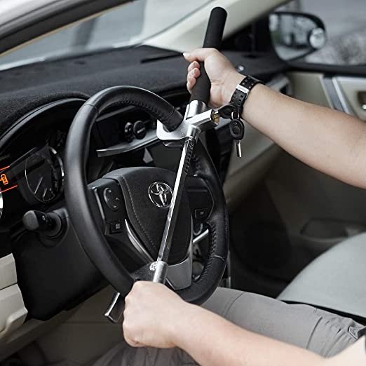 STEERING WHEEL LOCK FOR ALL CARS - Image 3