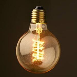 Vintage Edison G95 Spiral Filament Bulb - Each