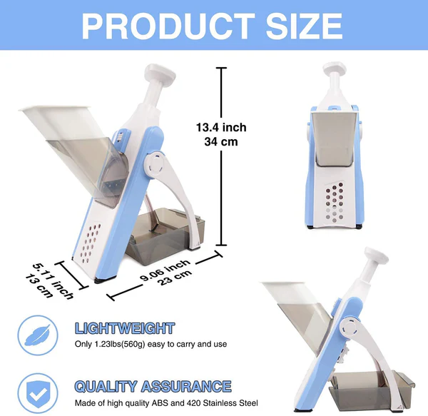 5in1 - Adjustable Mandoliner Safe Slicer - Image 3