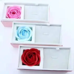 Rose Jewelry Display Box (Random Color)