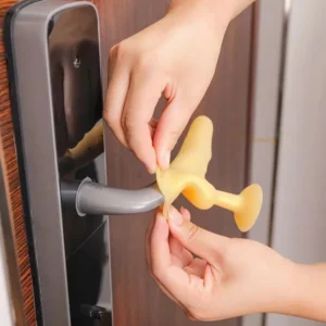 Silicone Door Hand Griper Anti-Collision Pad Protection Wall Mute Pads Silicone Door Stopper Silencer Protection Furniture Hardware (Random Color)