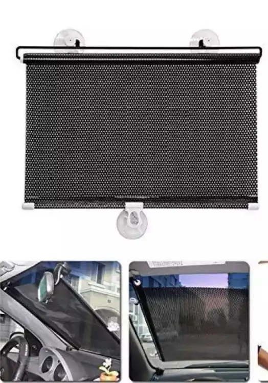 Car Windshield Front Screen Auto Retractable Folding Curtain Suitable For All Cars - Image 2