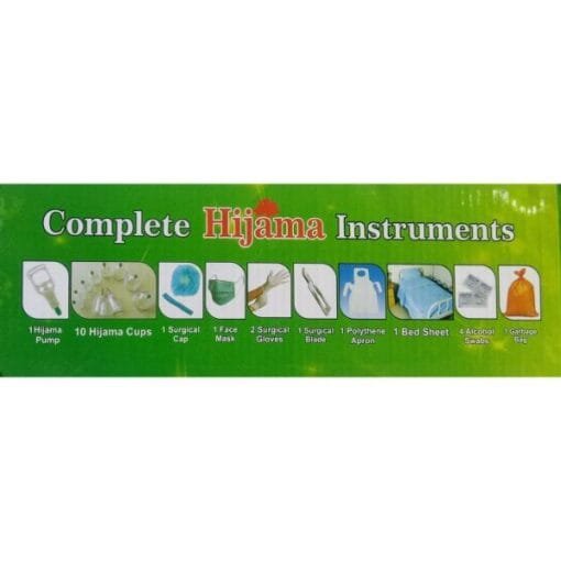 Hijama Special 10 in 1 Kit Imported Green Kit - Image 5