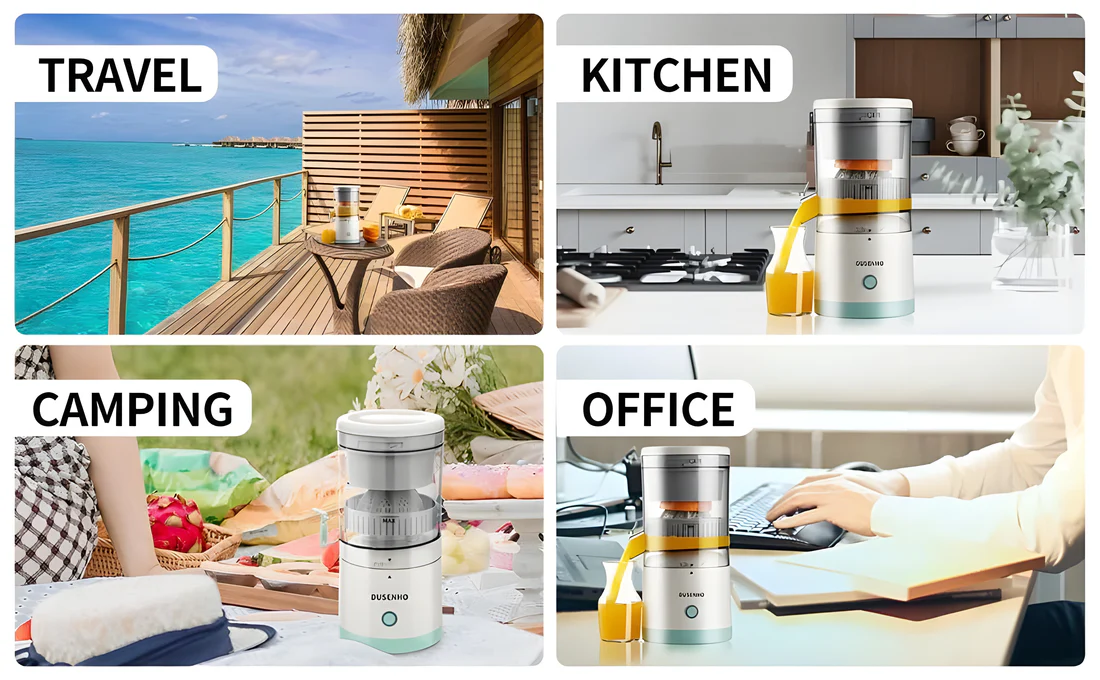 PORTABLE ELECTRIC CITRUS JUICER RECHARGEABLE HANDS | Orange, Lemon Juicer and Squeezer | Juice Extractor | Juice Blender - Image 5