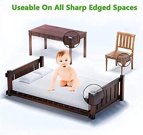 New Child Baby Silicone Safety Protector Table Corner Protection From Children Anticollision Edge Corners Guards Cover For Kids.(1 pack 4 pcs ) - Image 5