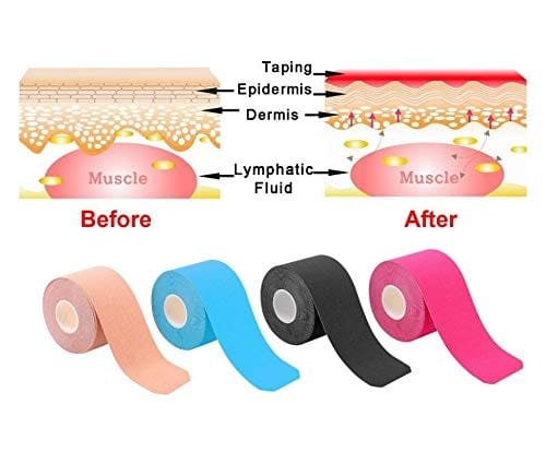 Kinesiology Tape Muscle Bandage Sports Cotton Elastic Adhesive Strain Injury Tape Knee Muscle Pain Relief Stickers (Random Colors) - Image 20