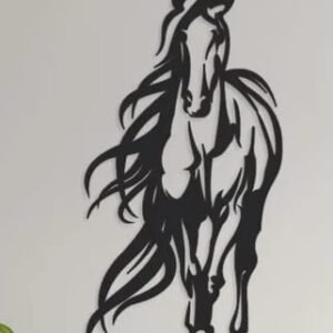 Horse Wall decorations MDF Wood material 9×18 inch size 
