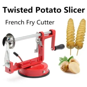 Potato Cutter Manual Spiral Potato Cucumber Cutter Silcer | French Fries Maker | French Fry Cutter