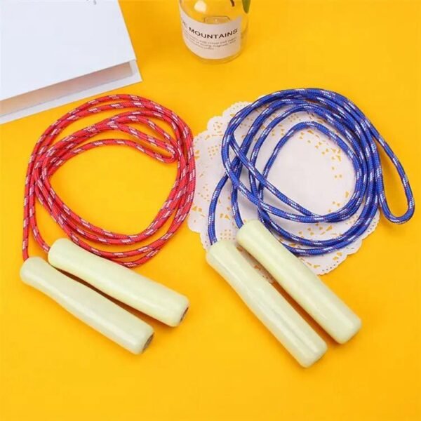 Wooden Handle Skipping Rope | Teenager Toys | Random colors. - Image 3