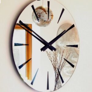 Mirror Clock ( Circle Design)