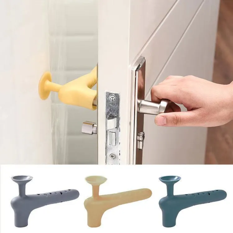 Silicone Door Hand Griper Anti-Collision Pad Protection Wall Mute Pads Silicone Door Stopper Silencer Protection Furniture Hardware (Random Color) - Image 9
