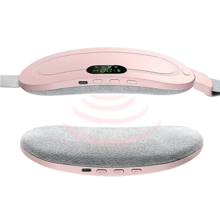 Cramp belt Heating Pad Menstrual Cramp Relieve Therapy Vibration Massager Heating Belt (Random Color) - Image 5