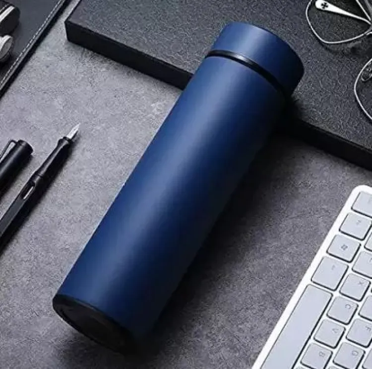 Temperature Display Vacuum Insulated Water Bottle 500ML Thermo Flask Made of Premium Stainless Steel Coffee Cup (Random Color) - Image 7