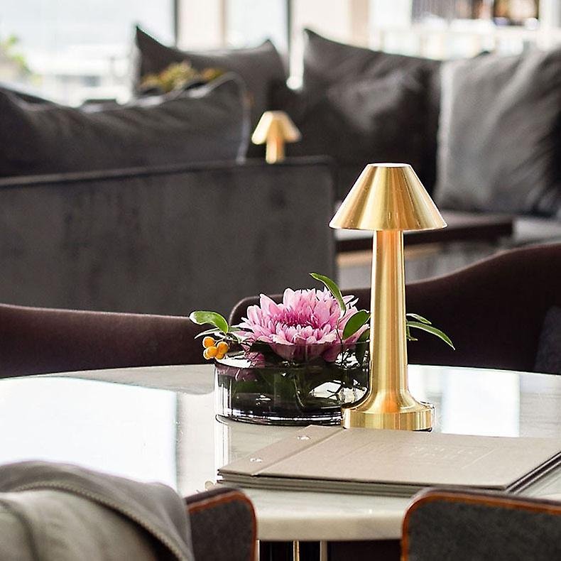 Usb Charging Table Lamp Retro Simple Creative Desktop Night (Random color) - Image 5