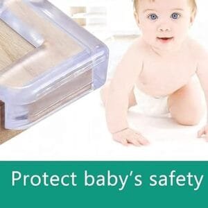 New Child Baby Silicone Safety Protector Table Corner Protection From Children Anticollision Edge Corners Guards Cover For Kids.(1 pack 4 pcs )