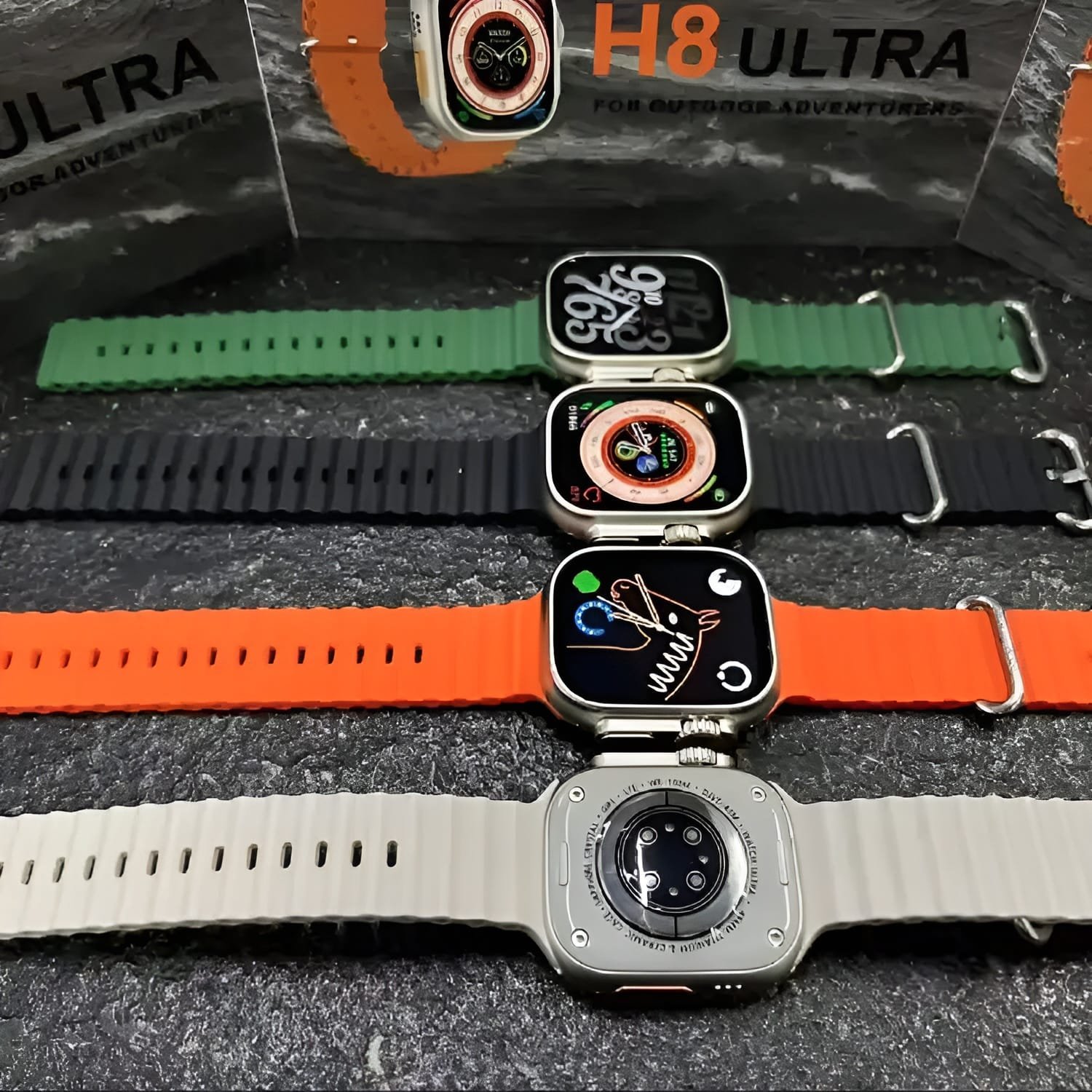 H8 Ultra Series 8 Smart watch for Outdoor Adventures (Random Colors) - Image 14