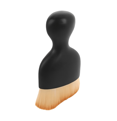 Car Cleaning Brush | Car Detailing Brush with Hole Top of Handle | Soft Hair Brush For cleaning of Small and Tiny Places (Black colour) - Image 12