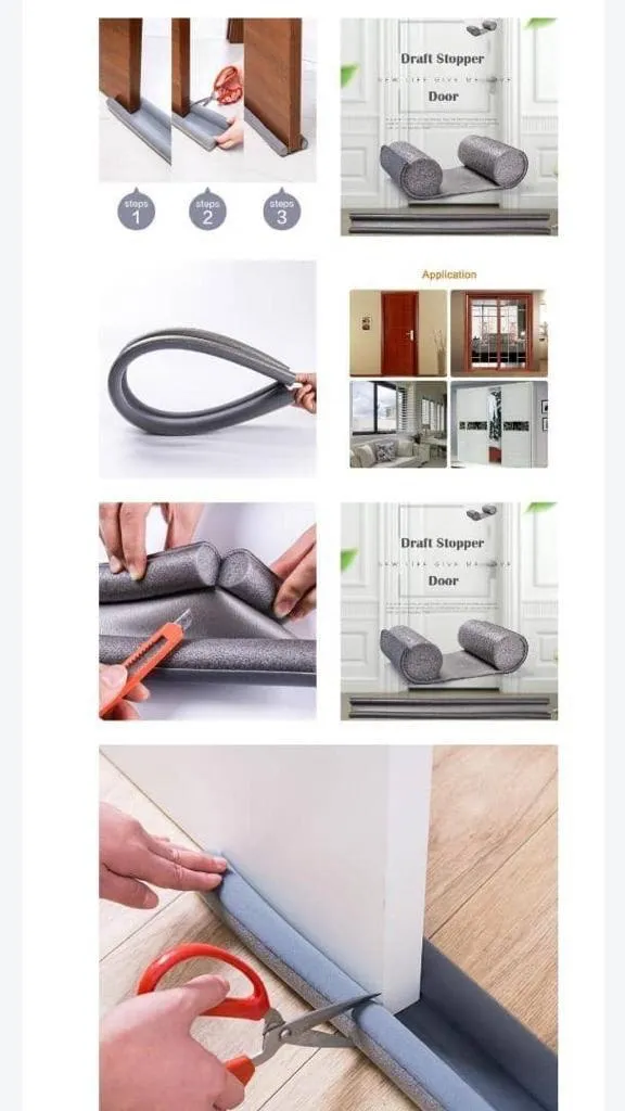 DOOR BOTTOM SEAL STRIP STOPPER (Random Color ) - Image 9