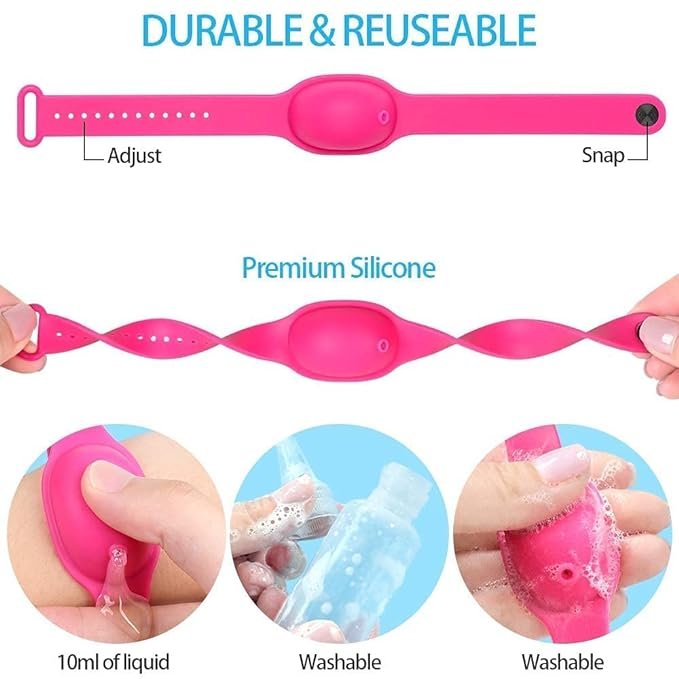 Sanitizer Dispenser Bracelets - Portable, Colorful, and Convenient(Pack of 1) - Image 5