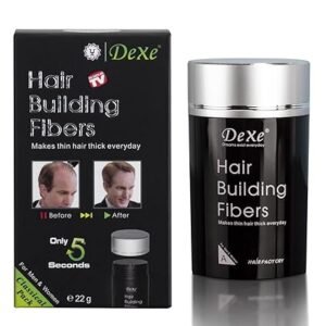 Dexe Hair Building Fibers 22g (black  color )