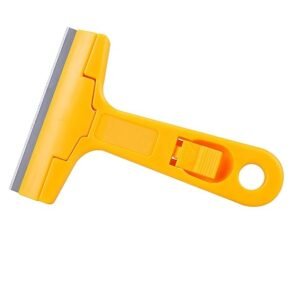 Razor Scrapper with ABS Plastic Handle tool to remove silicone & paint stains Floor Tile Grout Remover mirror Glass Window Cleaning Device Wiper | Blade