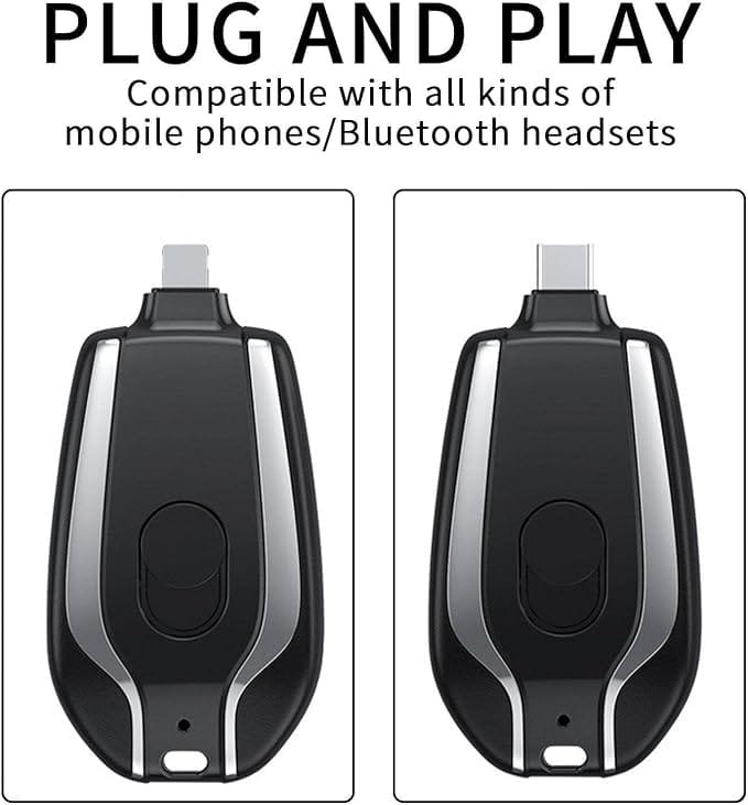 Keychain Portable Charger, Mini Power Emergency Pod Key Ring Cell Phone Charger, Ultra-Compact External Fast Charging Power Bank |(random color ) - Image 5