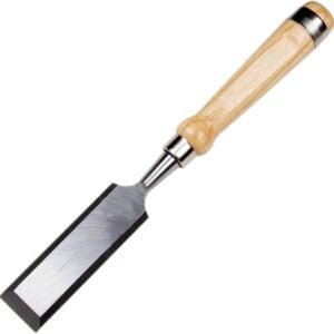 Wood Chisel Carpenter Firmer Chisel Heavy Duty Professional Wood Chisel High Quality Wood Handles and Chrome Stainless Steel Wood working 3/4” (19mm)