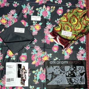 Alkaram Lawn 3 PIECES (Suite Code: 242  )