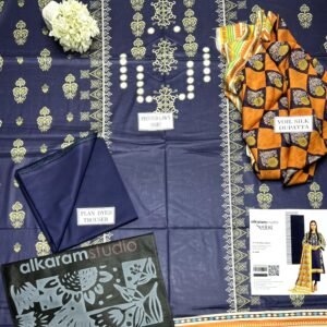 Alkaram Lawn 3 PIECES (Suite Code: 192 )